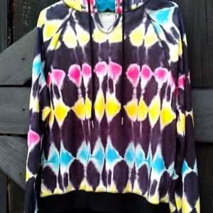Tie-dye TIE DYE beach hoodie back to school medium